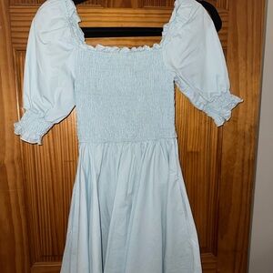Francesca's Collections Light Blue Mini Dress